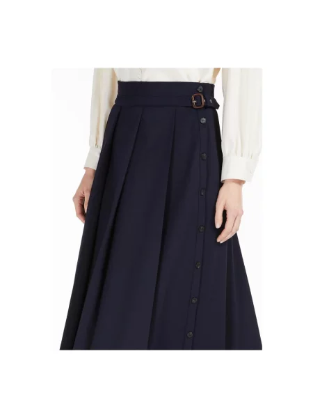 Spódnica midi Weekend Max Mara niebieska