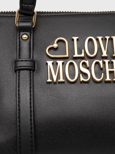 Love Moschino bőr táska fekete