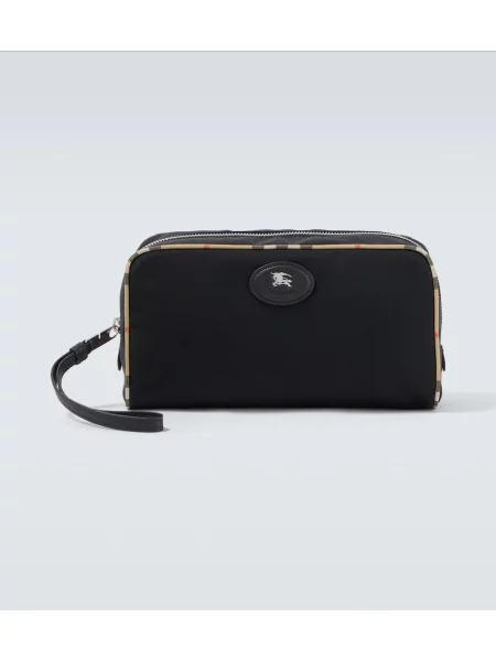 Platno torba Burberry črna