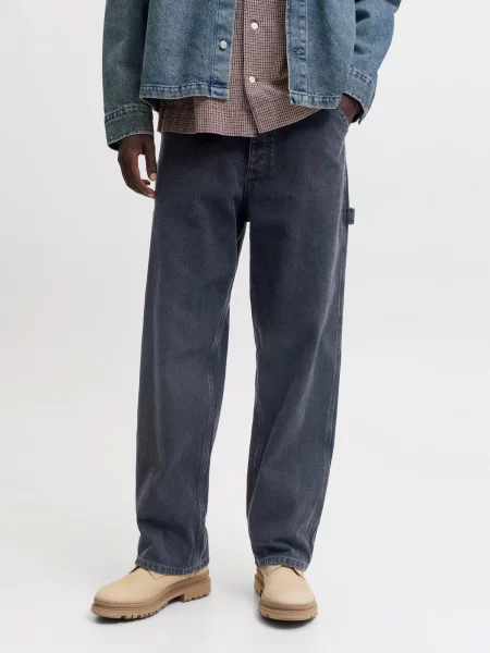 JACK & JONES Jeans JJIALEX JJCARPENTER denim negru