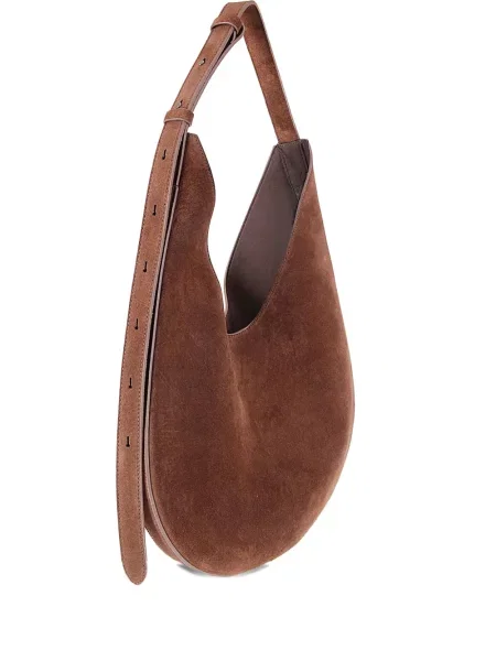 Geantă Aesther Ekme din piele de căprioară maro