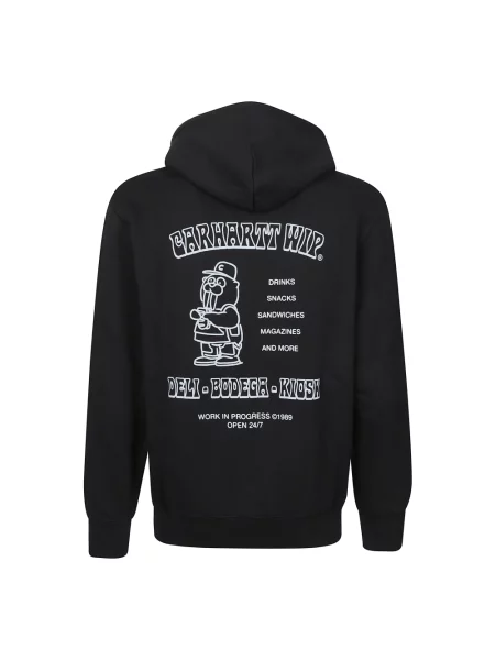 Bluza z kapturem Carhartt Wip z kapturem czarna