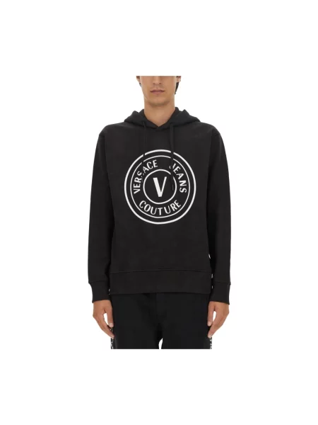 Bluza Versace Jeans Couture z logo czarna