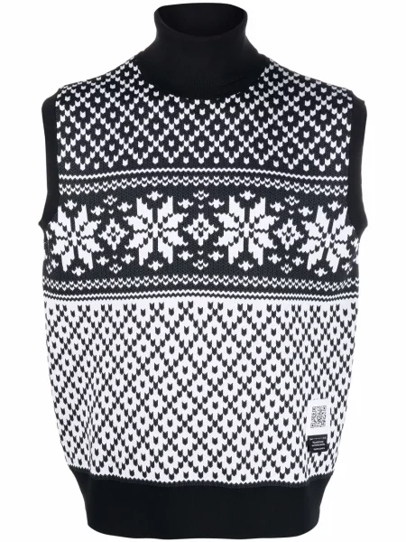 Sweter Fumito Ganryu bez rękawów biały