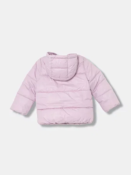 United Colors of Benetton krátka bunda detská fialová
