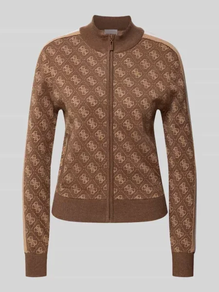 Kardigan rozpinany z wzór z logo model ANEIRA Guess Activewear