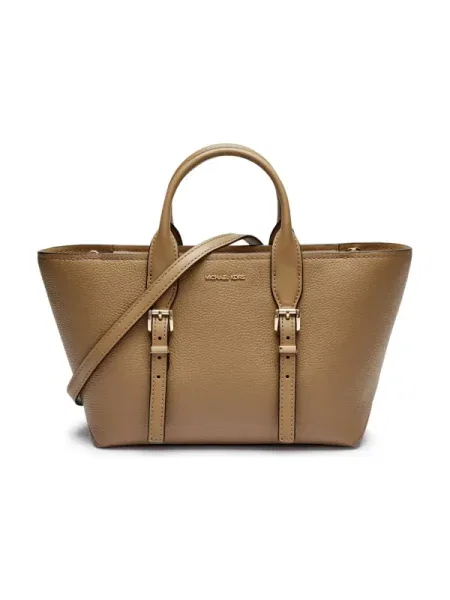 Geanta de piele Michael Kors din piele bej