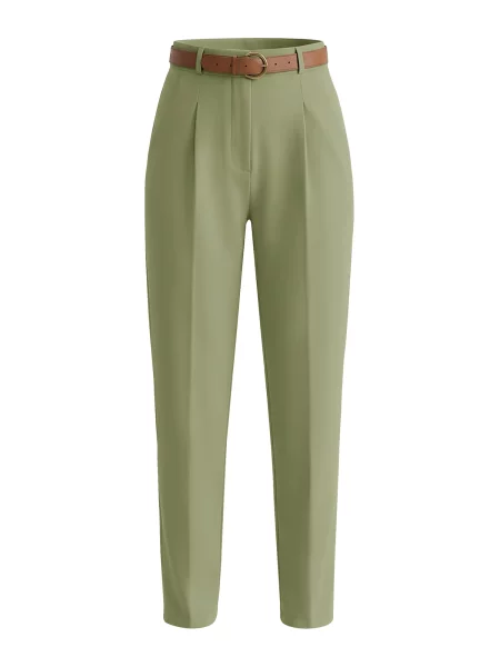 Imily Bela Pantaloni cutați verde