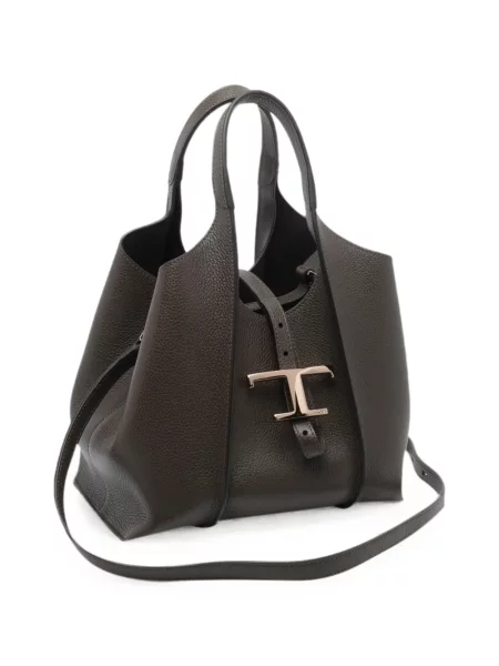 Geantă shopper Tod's din piele verde