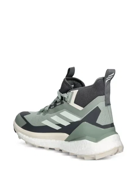 Ριγέ sneakers Adidas Terrex με κορδόνια με δαντέλα πράσινο