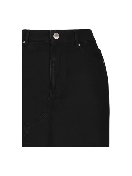 Maksi spódnica jeansowa Pinko czarna