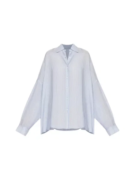 Koszula w paski Dries Van Noten niebieska