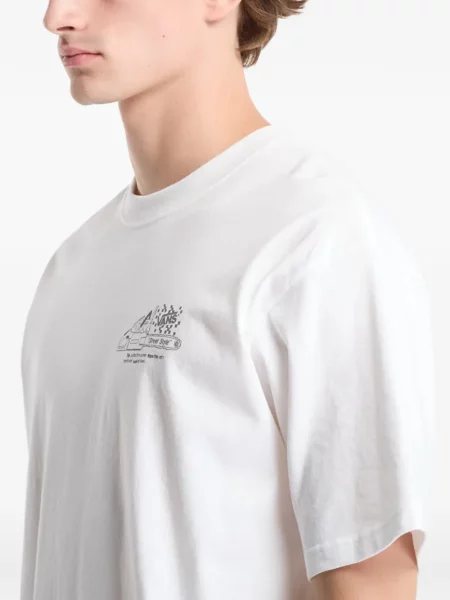 Tricou Vans cu imagine alb