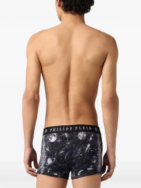 Boxeri Philipp Plein cu imagine negru