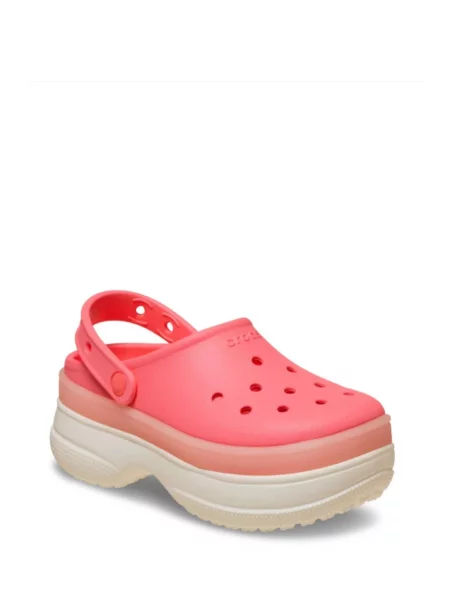 Сабо Crocs розовые