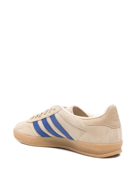 Pruhované tenisky Adidas Samba s potiskem bílé