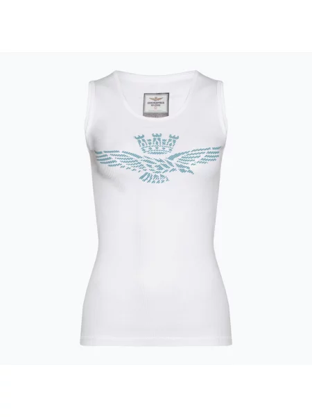 Tílko Aeronautica Militare Sport optical white bílé