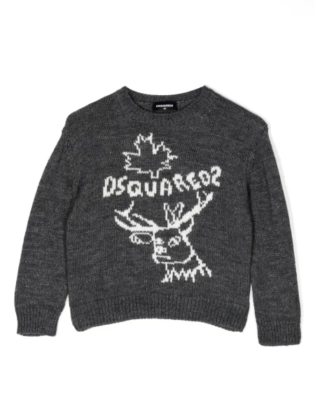 Sweter dziecięcy Dsquared2 szary