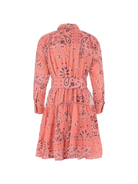 Rochie Pep's cu volane roz
