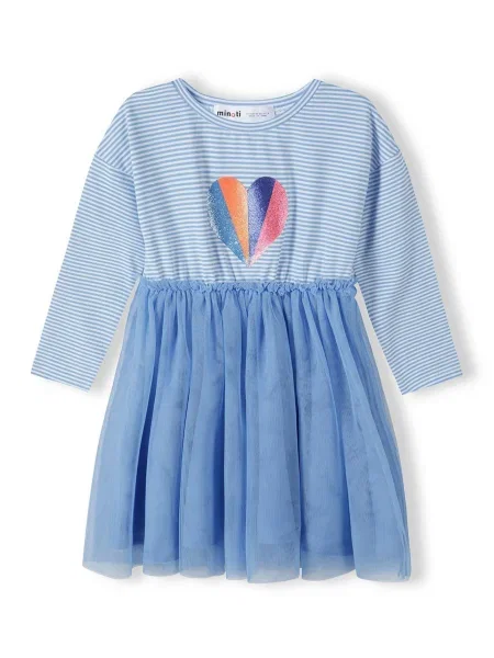 MINOTI Rochie azur / albastru închis / lila / portocaliu alb