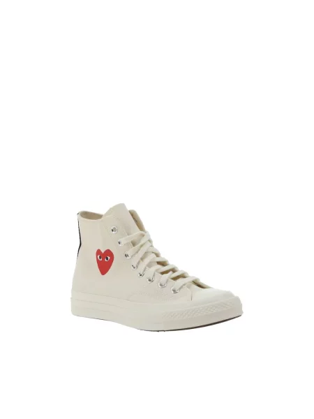 Sneakersy Comme Des Garcons Play skórzane casual czarne