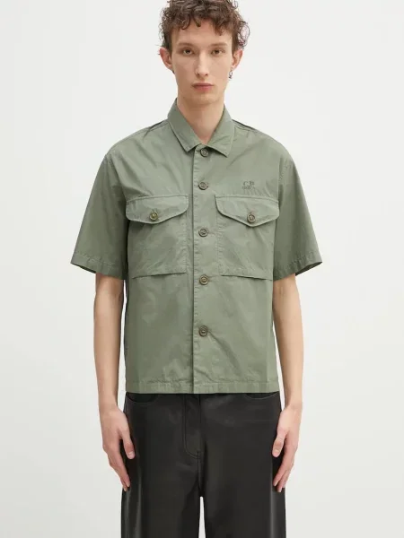 C.P. Company camasa din barbati relaxed verde