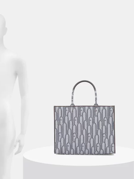 FURLA Shopper táska OPPORTUNITY zafir / galambkék / szürke kék