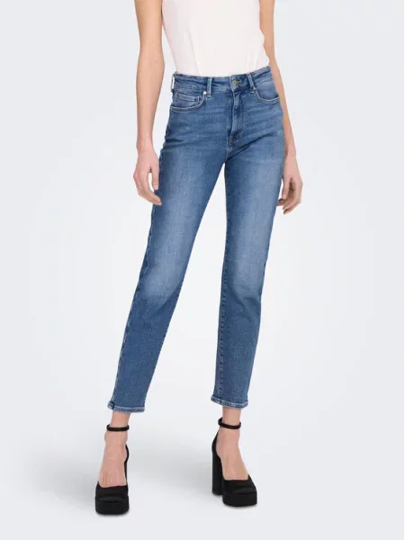 ONLY Jeansy Emily Skinny Fit niebieski