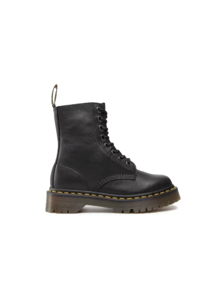 Botki Dr. Martens sznurowane skórzane czarne