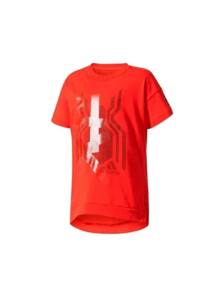 Gyerek póló Adidas piros
