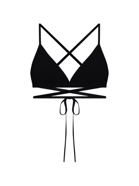 Top Isabel Marant cu legături negru