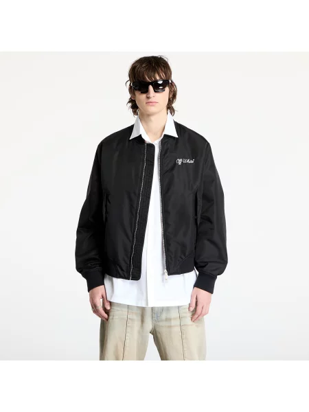 Бомбер Off-white белый