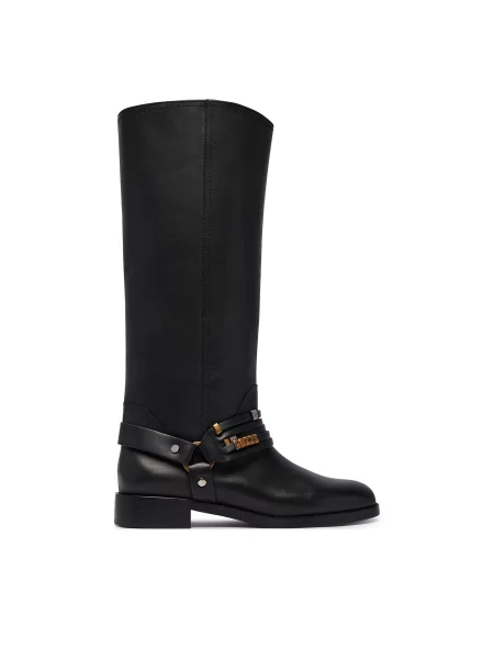 Cizme lungi riding PINKO Cheval 01 negru