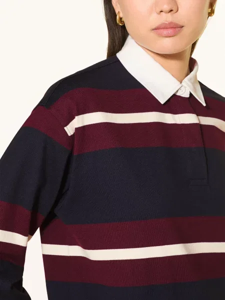 Gant Koszulka W Stylu Rugby blau biała