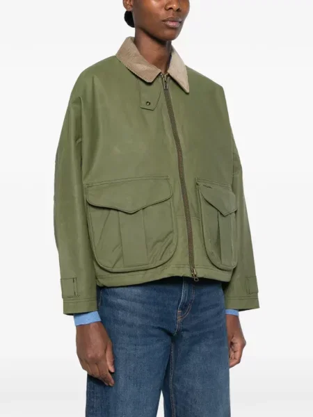 Gulerat geacă Filson de catifea cord verde