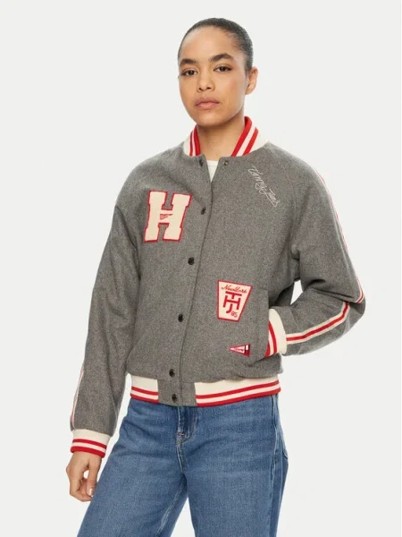 Tommy Jeans Яке бомбър сив