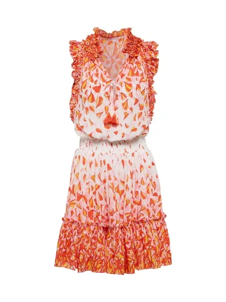 Rochie Poupette St Barth cu imagine roz