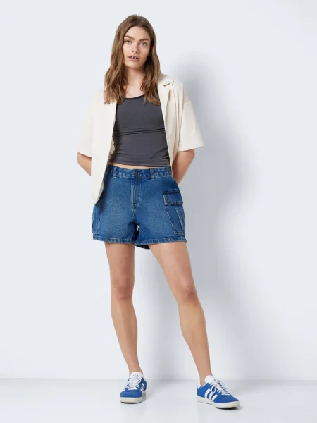 Noisy may Pantaloni eleganți SMILEY' albastru
