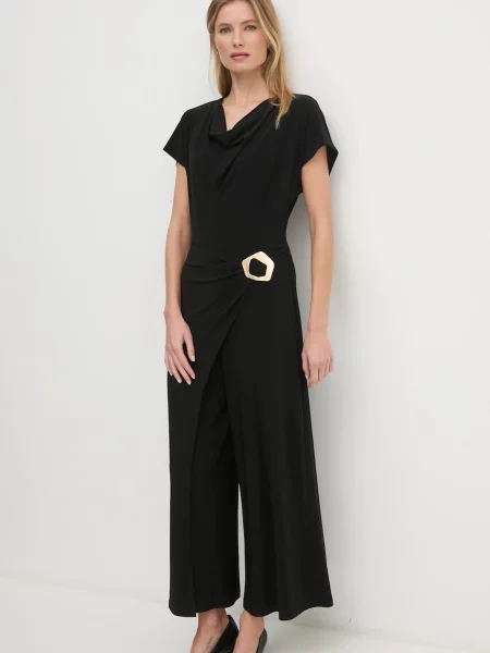 Joseph Ribkoff kezeslábas kerek nyakkivágású fekete