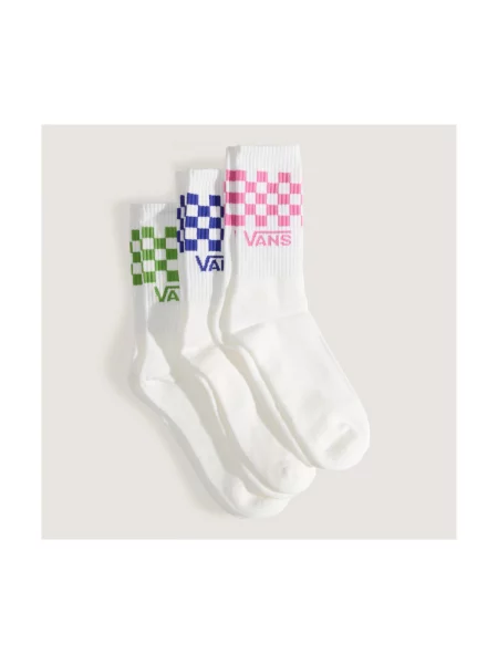 Klasične čarape Vans karirane ružičasta