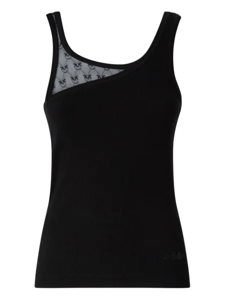 Top Pinko din dantelă negru