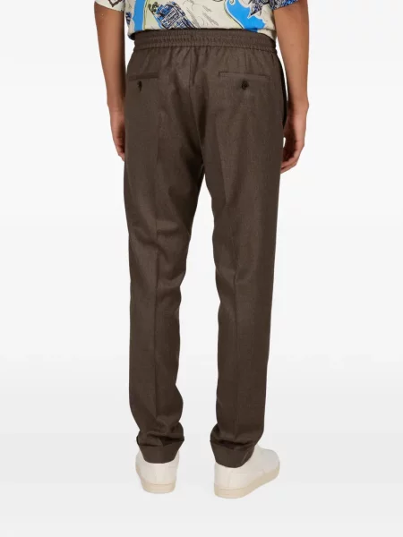 Pantaloni Paul Smith cu cordon maro