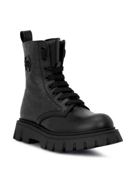 Botki dziecięce Philipp Plein czarne