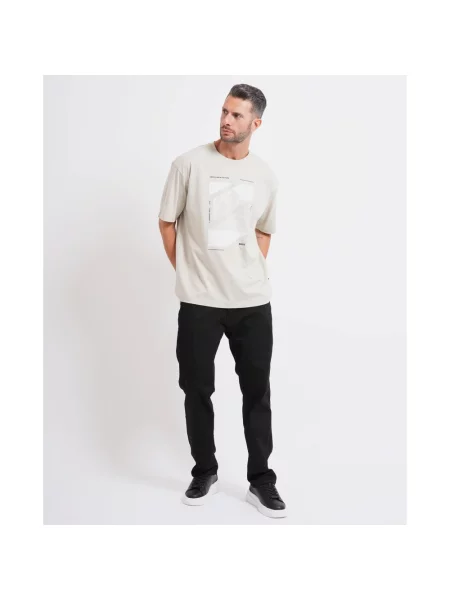 BOSS T-Shirt Te Journey beżowy