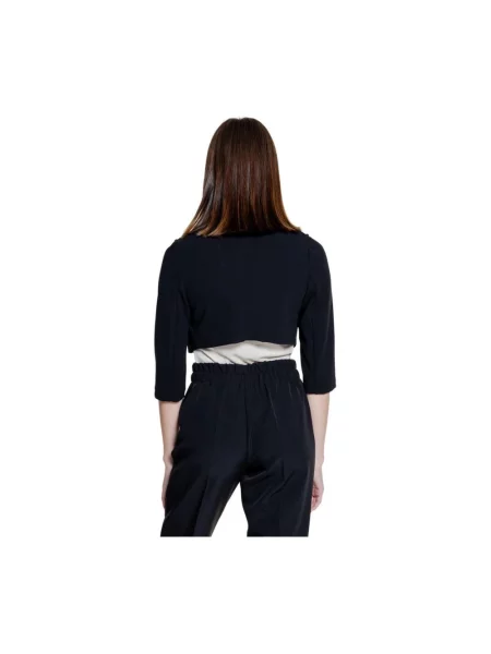 Długi sweter Rinascimento czarny