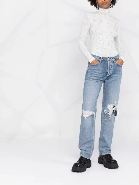 Salopetă Atu Body Couture lungă alb