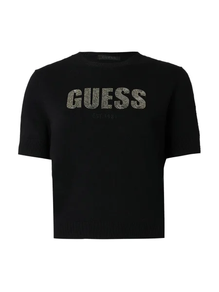 GUESS Pulover NORAH / argintiu negru