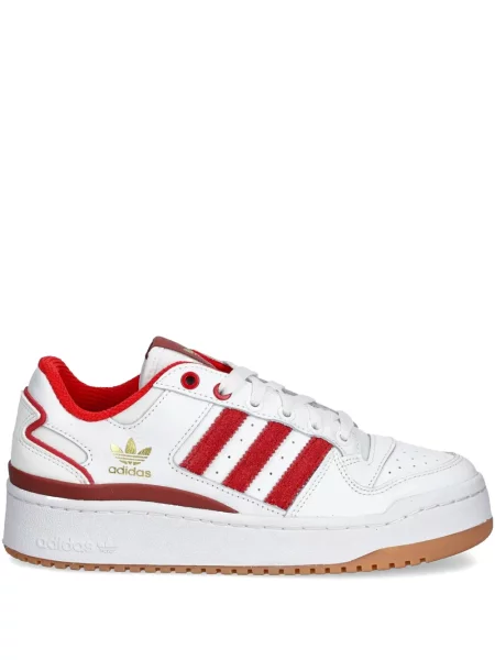 Sneakerși Adidas Gazelle din piele de căprioară cu decolteu rotund alb