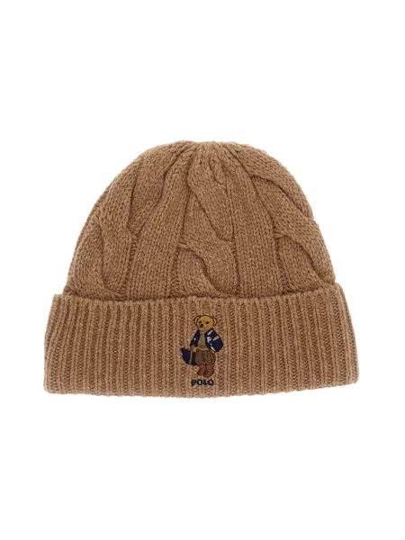 Polo Ralph Lauren Czapka Brązowy beżowa
