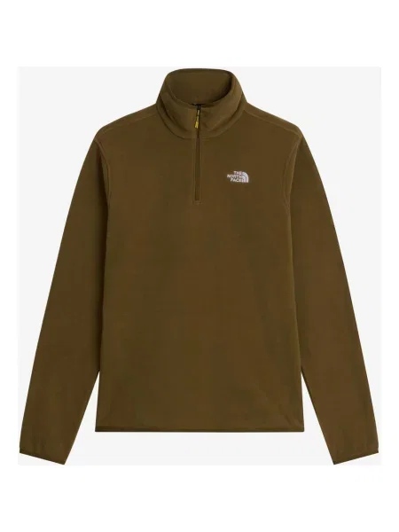 Polar The North Face Glacier Fleece Quarter Zip oliwkowy S zielony
